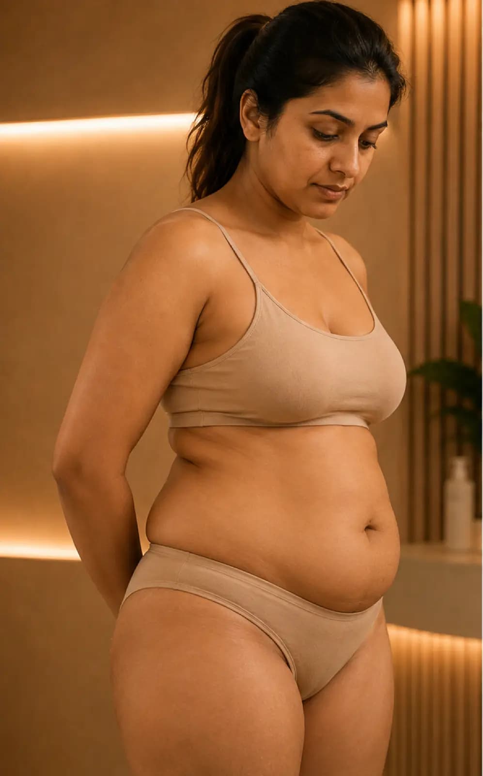 Before 360° Abdominal Liposuction at MIGAKKI Skin & Hair Clinic